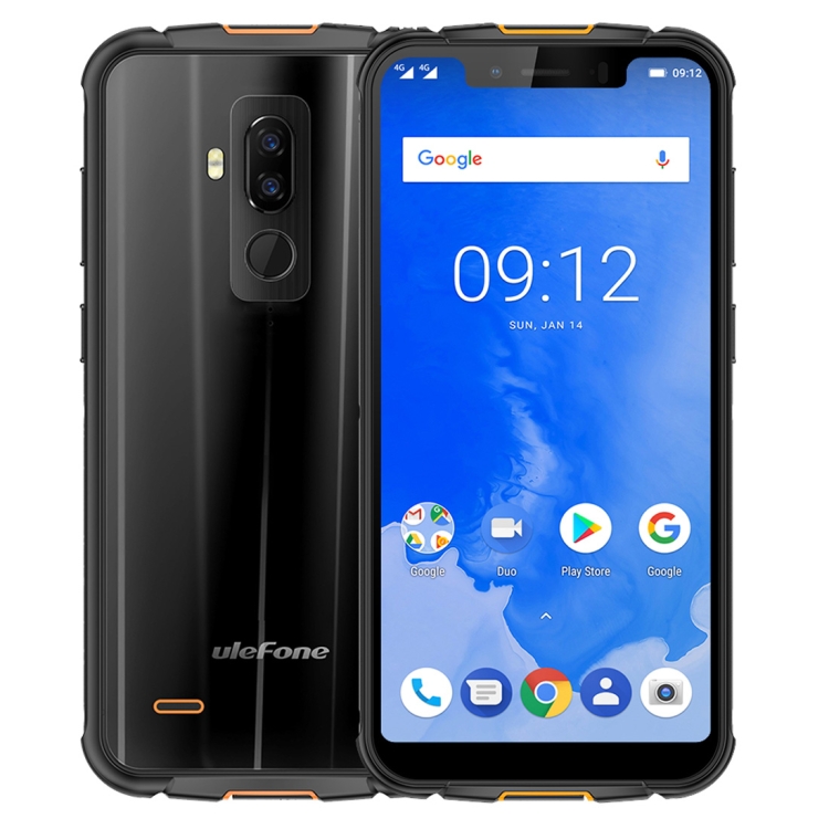 

[HK Stock] Ulefone Armor 5 Triple Proofing Phone, Dual 4G, 4GB+64GB, IP68 Waterproof Dustproof Shockproof, Dual Back Cameras, 5000mAh Battery, Face ID & Fingerprint Identification, 5.85 inch Android 8.1 MTK6763 Octa Core 64-bit up to 2.0GHz, Network: 4G, 