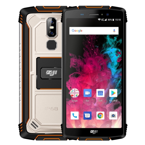 

[HK Stock] HOMTOM ZOJI Z11 Rugged Phone, 4GB+64GB, IP68 Waterproof Dustproof Shockproof, Dual Back Cameras, 10000mAh Battery, Face ID & Fingerprint Unlock, 5.99 inch Android 8.1 MTK6750T Octa Core up to 1.5GHz, Network: 4G, OTG, Dual SIM (Orange)