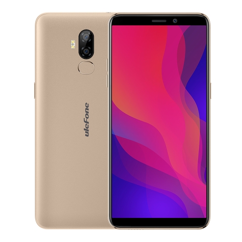 

[HK Stock] Ulefone Power 3L, 2GB+16GB, Dual Back Cameras, Face ID & Fingerprint Identification, 6350mAh Battery, 6.0 inch Android 8.1 MTK6739 Quad-core 64-bit up to 1.5GHz, Network: 4G, OTG, Dual SIM(Gold)