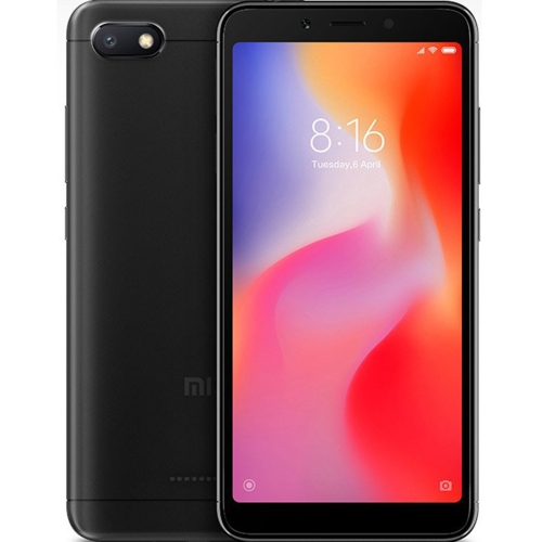 

[HK Stock] Xiaomi Redmi 6A, 2GB+16GB, Global Official Version, Face Identification, 5.45 inch MIUI 9.0 Helio A22 Quad Core up to 2.0GHz, Network: 4G(Black)
