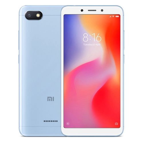 

[HK Stock] Xiaomi Redmi 6A, 2GB+16GB, Global Official Version, Face Identification, 5.45 inch MIUI 9.0 Helio A22 Quad Core up to 2.0GHz, Network: 4G(Blue)