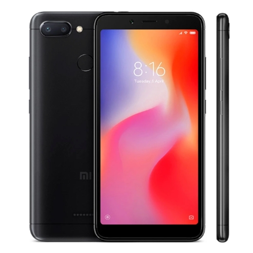 

[HK Stock] Xiaomi Redmi 6, 4GB+64GB, Global Official Version, AI Dual Back Cameras, Face & Fingerprint Identification, 5.45 inch MIUI 9.0 Helio P22 Octa Core up to 2.0GHz, Network: 4G(Black)