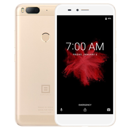 

Billion Capture, 3GB+32GB, Dual Back Cameras, Fingerprint Identification, 5.5 inch Android 7.1.2 Qualcomm MSM8953 Snapdragon 625 Octa Core up to 2.0GHz, Network: 4G(Gold)