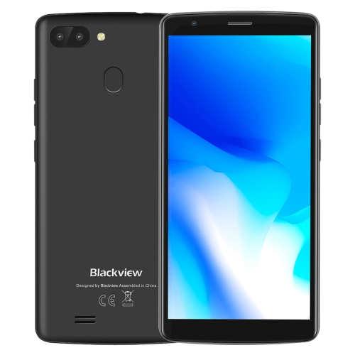 

[HK Stock] Blackview A20 Pro, 2GB+16GB, Fingerprint Identification, Dual Back Cameras, 5.5 inch Android 8.1 MTK6739 Quad Core 64bit up to 1.3GHz, Network: 4G, Dual SIM(Grey)