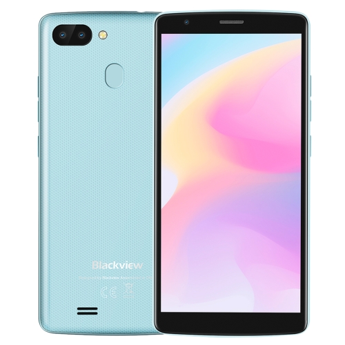 

[HK Stock] Blackview A20 Pro, 2GB+16GB, Fingerprint Identification, Dual Back Cameras, 5.5 inch Android 8.1 MTK6739 Quad Core 64bit up to 1.3GHz, Network: 4G, Dual SIM(Blue)