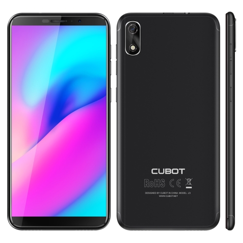 

[HK Stock] CUBOT J3, 1GB+16GB, Face ID Identification, 5.0 inch Android GO MTK6580 Quad Core up to 1.3GHz, Network: 3G, Dual SIM (Black)