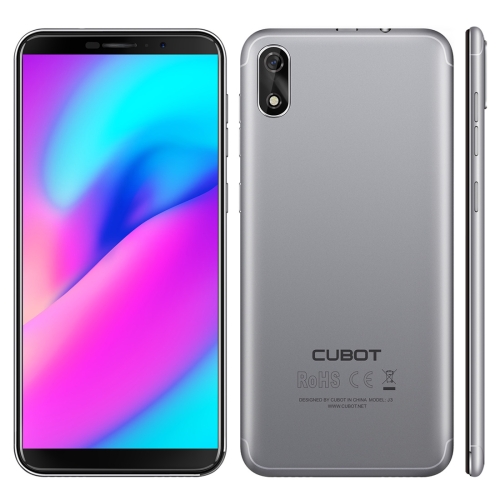 

[HK Warehouse] CUBOT J3, 1GB+16GB, Face ID Identification, 5.0 inch Android GO MTK6580 Quad Core up to 1.3GHz, Network: 3G, Dual SIM (Grey)