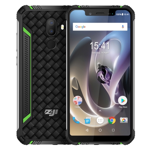 

[HK Stock] HOMTOM ZOJI Z33 Rugged Phone, Dual 4G, 3GB+32GB, IP68 Waterproof Dustproof Shockproof, Dual Back Cameras, 4600mAh Battery, Face ID & Fingerprint Unlock, 5.85 inch Android 8.1 MTK6739 Quad Core up to 1.5GHz, Network: 4G, OTG, Dual SIM, VoLTE(Gre