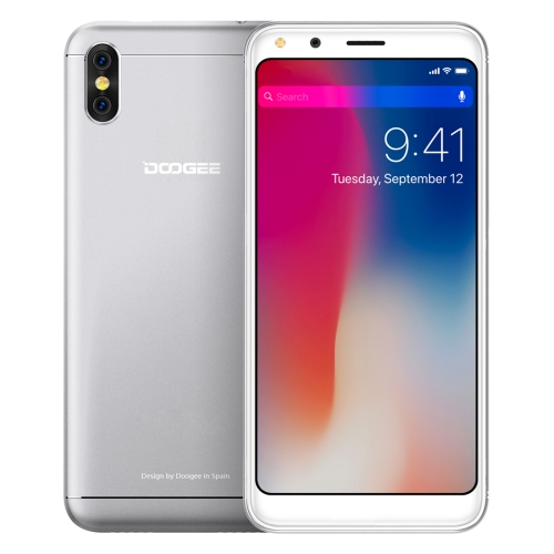 

[HK Stock] DOOGEE X53, 1GB+16GB, Dual Back Cameras, 5.3 inch Android 7.0 MTK6580M Quad Core up to 1.3GHz, Network: 3G, OTA, Dual SIM(Silver)