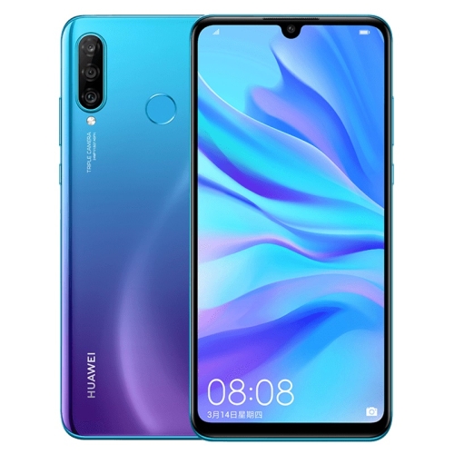 

Huawei Nova 4e / P30 Lite, 32MP Front Camera, 6GB+128GB, China Version, 24MP Triple Cameras, Fingerprint Identification, 6.15 inch Android 9.0 HUAWEI Kirin 710 Octa Core, 4 x Cortex-A73 2.2GHz+4 x Cortex-A53 1.7GHz, Network: 4G, Dual SIM, OTG(Blue)