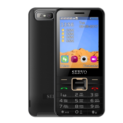

SERVO V8100 Card Mobile Phone, 2.8 inch, SC6531CA, 21 Keys, Support Bluetooth, FM, MP3, GSM, Russian Keyboard(Black)