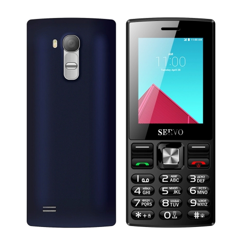 

SERVO V9300 Card Mobile Phone, 2.4 inch, 21 Keys, Support Bluetooth, FM, Flashlight, MP3 / MP4, GSM, Dual SIM, Russian Keyboard(Black)