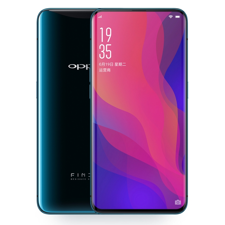 

OPPO Find X, 8GB+128GB, Not Support Google Play, Dual Back Cameras, Face ID, 6.42 inch Curved Edge ColorOS 5.1 (Android 8.1) Qualcomm Snapdragon 845 Octa Core up to 2.8GHz, Network: 4G(Blue)