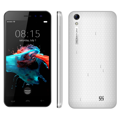 

[HK Warehouse] HOMTOM HT16, 1GB+8GB, 5.0 inch Android 6.0 MTK6580 Quad Core up to 1.3GHz, Network: 3G(White)