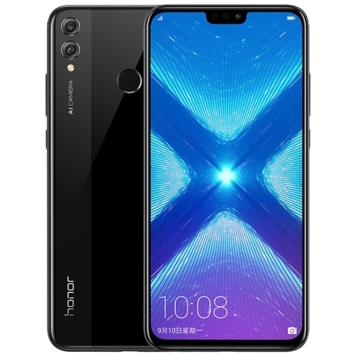 

Huawei Honor 8X, 4GB+64GB,China Version, Dual AI Back Cameras, Fingerprint Identification, 6.5 inch EMUI 8.2 (Android 8.1) Hisilicon Kirin 710 Octa Core, 4 x Cortex A73 2.2GHz + 4 x Cortex A53 1.7GHz, Network: 4G (Black) Support Google Play