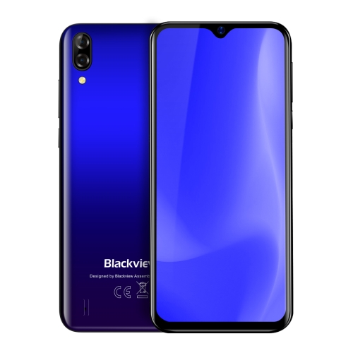 

[HK Warehouse] Blackview A60, 2GB+16GB, Dual Rear Cameras, 4080mAh Battery, 6.1 inch Android 8.1 GO MTK6580A Quad Core up to 1.3GHz, Network: 3G, Dual SIM(Gradient Blue)