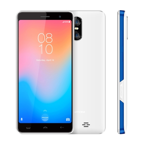 

[HK Stock] HOMTOM C13, 1GB+8GB, Dual Back Cameras, 5.0 inch Android GO MTK6580M Quad Core up to 1.3GHz, Network: 3G, OTA, Dual SIM(White Blue)