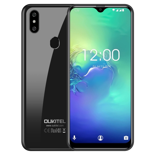

[HK Stock] OUKITEL C15 Pro, 2GB+16GB, Dual Back Cameras, Face ID & Fingerprint Identification, 6.088 inch 2.5D Water-drop Screen Android 9.0 Pie MTK6761 Quad Core up to 2.0GHz, Network: 4G, Dual SIM, OTG, VoLTE (Black)