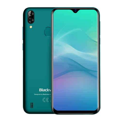 

[HK Stock] Blackview A60 Pro, 3GB+16GB, Dual Rear Cameras, Face ID & Fingerprint Identification, 4080mAh Battery, 6.088 inch Waterdrop Screen Android 9.0 Pie MTK6761V/WB Quad Core up to 2.0GHz, Network: 4G, Dual SIM(Emerald)
