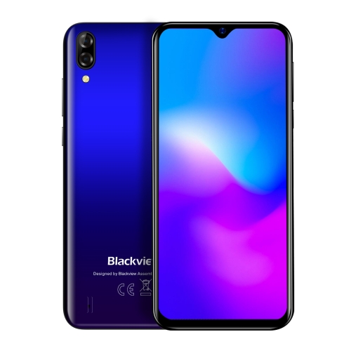 

[HK Stock] Blackview A60 Pro, 3GB+16GB, Dual Rear Cameras, Face ID & Fingerprint Identification, 4080mAh Battery, 6.088 inch Waterdrop Screen Android 9.0 Pie MTK6761V/WB Quad Core up to 2.0GHz, Network: 4G, Dual SIM(Gradient Blue)
