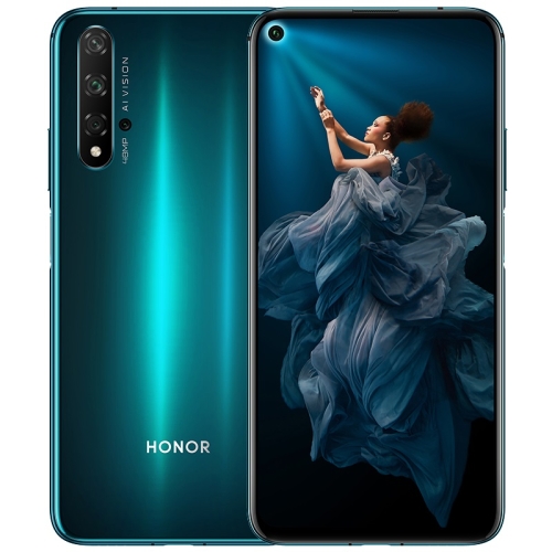 

Huawei Honor 20, 48MP Camera, 8GB+256GB, China Version, Quad Back Cameras, Fingerprint Identification, 6.26 inch Magic UI 2.1.0 (Android 9.0) HUAWEI Kirin 980 Octa Core up to 2.6GHz, Network: 4G, NFC, Not Support Google Play (Green)
