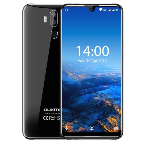 

[HK Warehouse] OUKITEL K9, 4GB+64GB, Dual Rear Cameras, Face ID & Fingerprint Identification, 7.12 inch Waterdrop Screen, Android 9.0 MT6765 (Helio P35) Octa Core up to 2.3GHz, Network: 4G, Dual SIM, OTG (Black)