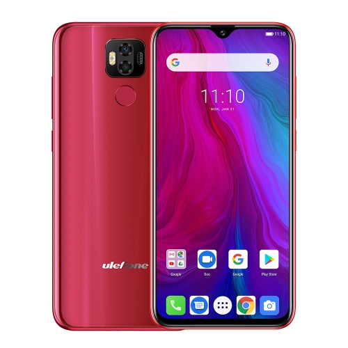 

[HK Stock] Ulefone Power 6, 4GB+64GB, Dual Back Cameras, Face ID & Fingerprint Identification, 6350mAh Battery, 6.3 inch Android 9.0 MTK6765V Helio P35 Octa-core 64-bit up to 2.3GHz, Network: 4G, Dual SIM, NFC, OTG (Red)