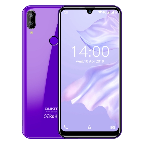 

[HK Stock] OUKITEL C16 Pro, 3GB+32GB, Dual Back Cameras, Face ID & Fingerprint Identification, 5.71 inch Water-drop Screen Android 9.0 Pie MTK6761P Quad Core up to 2.0GHz, Network: 4G, Dual SIM (Purple)