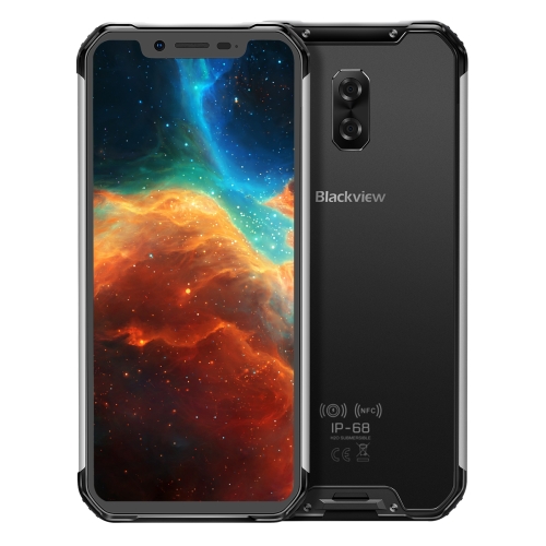 

[HK Stock] Blackview BV9600, 4GB+64GB, IP68/IP69K Waterproof Dustproof Shockproof, Dual Back Cameras, 5580mAh Battery, Face ID & Side-mounted Fingerprint Identification, 6.21 inch Android 8 Helio P70 (MTK6771T) Octa Core up to 2.1GHz, NFC, Wireless Charge