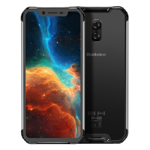 

[HK Warehouse] Blackview BV9600, 4GB+64GB, IP68/IP69K Waterproof Dustproof Shockproof, Dual Back Cameras, 5580mAh Battery, Face ID & Side-mounted Fingerprint Identification, 6.21 inch Android 8 Helio P70 (MTK6771T) Octa Core up to 2.1GHz, NFC, Wireless Ch