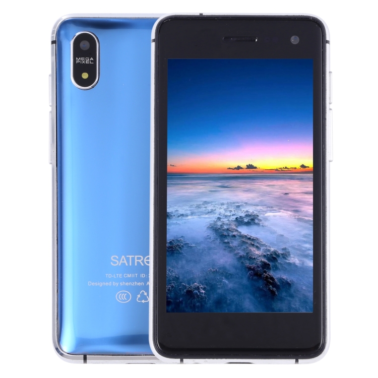 

SATREND S11, 2GB+16GB, Support Google Play, 3.22 inch Android 7.1 MTK6739 Quad Core, Dual SIM, Bluetooth, WiFi, GPS, Network: 4G(Blue)