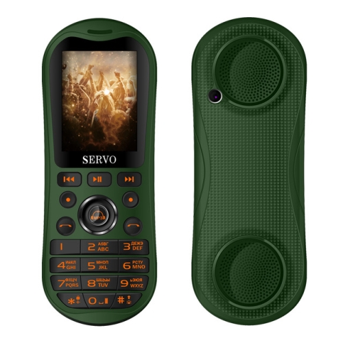 

SERVO K8 Mobile Phone, Russian Keyboard, 5800mAh Battery, 2.8 inch, 25 Keys, Support Bluetooth, FM, Singing Song, Flashlight, MP3 / MP4, GSM, Triple SIM(Green)