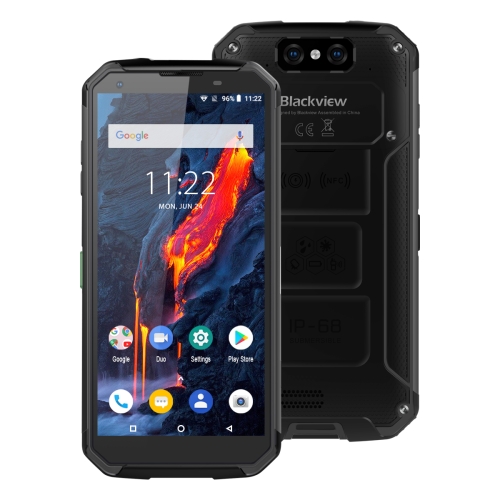 

[HK Warehouse] Blackview BV9500 Plus Rugged Phone, 4GB+64GB, IP68/IP69K Waterproof Dustproof Shockproof, Dual Back Cameras, 10000mAh Battery, Face ID & Fingerprint Identification, 5.7 inch Android 9.0 MTK Helio P70 Octa Core up to 2.1GHz, NFC, Wireless Ch