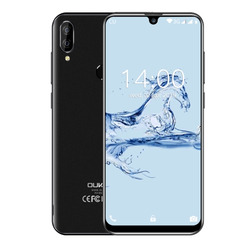 

[HK Stock] OUKITEL C16, 2GB+16GB, Dual Back Cameras, Face ID & Fingerprint Identification, 5.71 inch Water-drop Screen Android 9.0 Pie MTK6580P Quad Core up to 1.5GHz, Network: 3G, Dual SIM(Black)