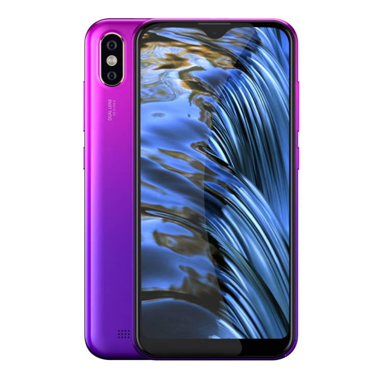 

[HK Warehouse] LEAGOO M12, 2GB+16GB, Dual Back Cameras, Face ID Identification, 5.7 inch Water-drop Screen Android 9.0 MTK6739WW Quad Core up to 1.5GHz, Network: 4G, Dual SIM(Twilight)