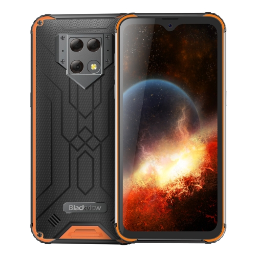 

[HK Warehouse] Blackview BV9800 Rugged Phone, 6GB+128GB, Waterproof Dustproof Shockproof, Triple Cameras, Face & Fingerprint Identification, 6.3 inch Android 9.0 Pie Helio P70 Octa Core up to 2.1GHz, NFC, Wireless Charge, Network: 4G(Orange)