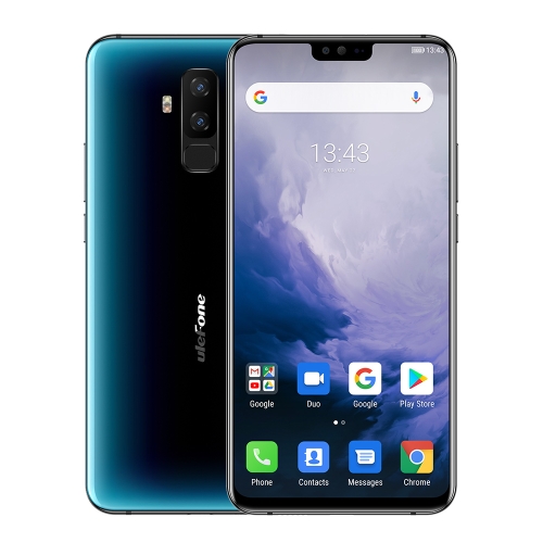 

[HK Stock] Ulefone T2, Global Dual 4G, 6GB+128GB, Dual Back Cameras, Face ID & Fingerprint Identification, 4200mAh Battery, 6.7 inch Android 9.0 MTK6771T Helio P70 Octa Core 64-bit up to 2.1GHz, Network: 4G, OTG, NFC, Dual SIM, Wireless Charging(Blue)