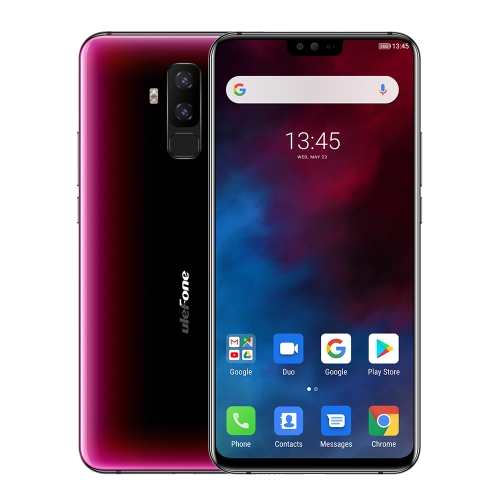 

[HK Stock] Ulefone T2, Global Dual 4G, 6GB+128GB, Dual Back Cameras, Face ID & Fingerprint Identification, 4200mAh Battery, 6.7 inch Android 9.0 MTK6771T Helio P70 Octa Core 64-bit up to 2.1GHz, Network: 4G, OTG, NFC, Dual SIM, Wireless Charging(Red)