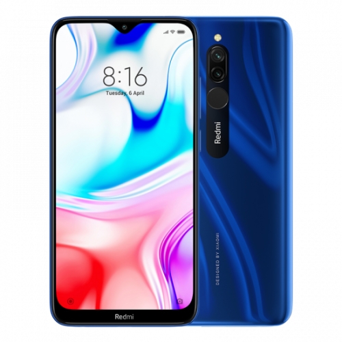 

[HK Stock] Xiaomi Redmi 8, 3GB+32GB, Global Official Version, Dual Back Cameras, Face ID & Fingerprint Identification, 5000mAh Battery, 6.22 inch Dot Notch Screen MIUI 10.0 Qualcomm Snapdragon 439 Octa-core up to 1.95GHz, Network: 4G(Sapphire Blue)
