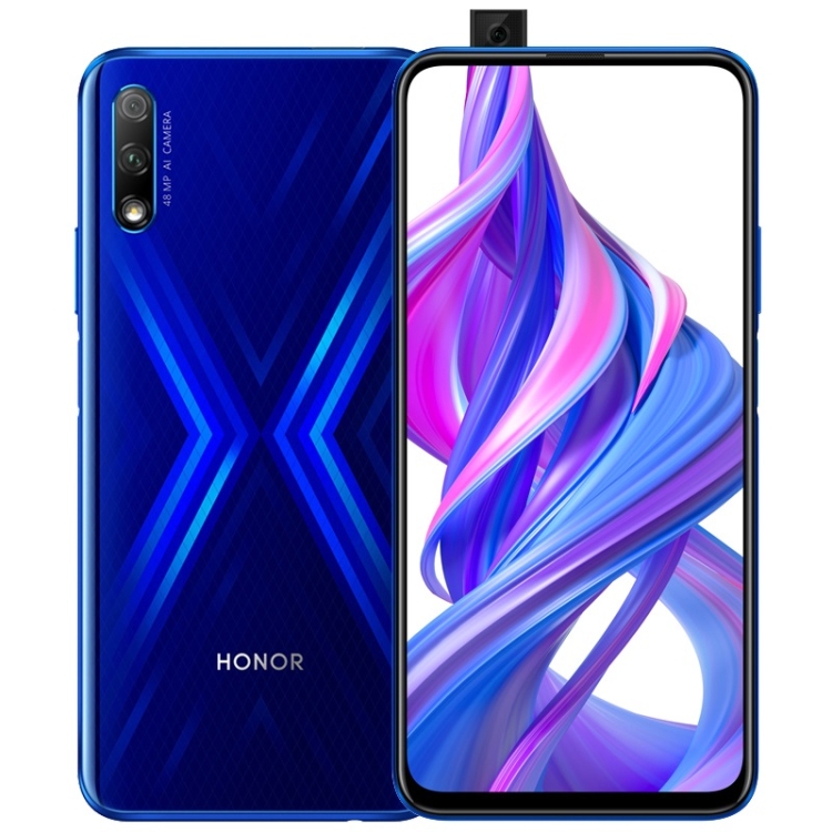 

Huawei Honor 9X, 48MP Camera, 8GB+128GB, China Version, Dual Back Cameras + Lifting Front Camera, 4000mAh Battery, Fingerprint Identification, 6.59 inch Android 9.0 Hisilicon Kirin 810 Octa Core up to 2.27GHz, Network: 4G, OTG, Not Support Google Play (Bl