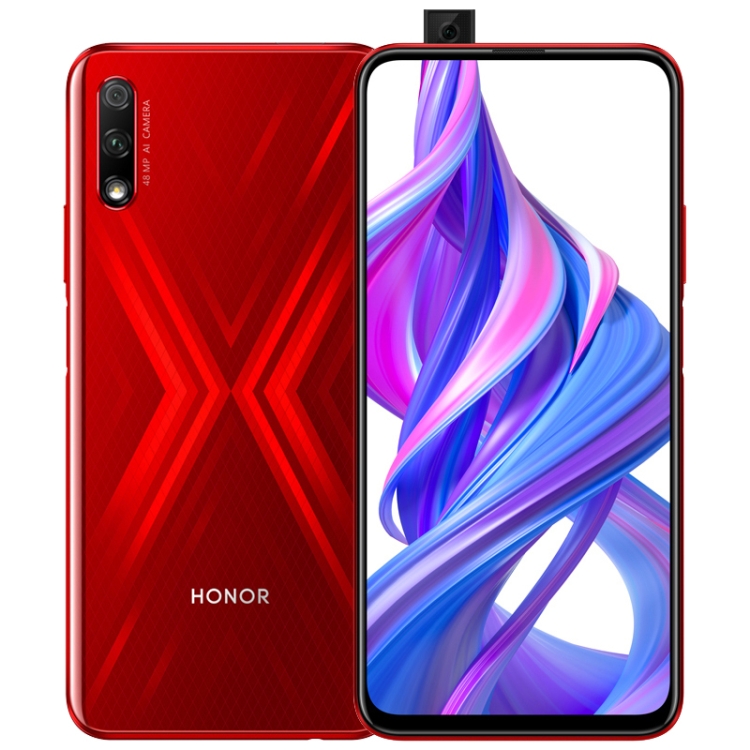 

Huawei Honor 9X, 48MP Camera, 8GB+128GB, China Version, Dual Back Cameras + Lifting Front Camera, 4000mAh Battery, Fingerprint Identification, 6.59 inch Android 9.0 Hisilicon Kirin 810 Octa Core up to 2.27GHz, Network: 4G, OTG, Not Support Google Play (Re