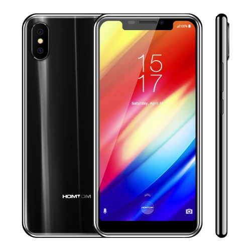 

[HK Stock] HOMTOM H10, Dual 4G, 4GB+64GB, Dual Back Cameras, Face ID & Side-Mounted Fingerprint Identification, 5.85 inch Android 8.1 MTK6750T Octa Core up to 1.5GHz, Network: 4G, Dual SIM, OTG, OTA(Black)