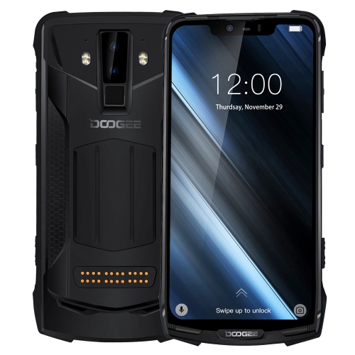 

[HK Warehouse] DOOGEE S90C Rugged Phone,4GB+64GB, IP68/IP69K Waterproof Dustproof Shockproof, MIL-STD-810G, 5050mAh Battery, Dual Back Cameras, Face & Fingerprint Identification, 6.18 inch Android 9.0 MTK6771 Helio P70 Octa Core up to 2.0GHz, Network: 4G,