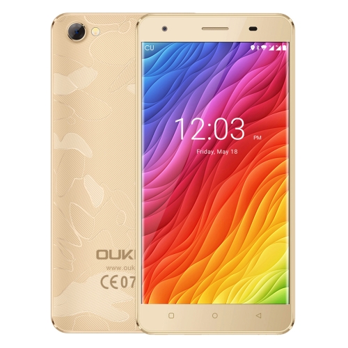 

[HK Stock] OUKITEL C5 Pro, 2GB+16GB, 5.0 inch Anti-smashing Screen Android 7.0 MTK6737 Quad Core up to 1.3GHz, Network: 4G, Dual SIM, OTA(Gold)