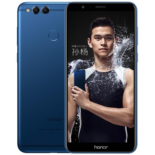 

Huawei Honor 7X BND-AL10, 4GB+64GB, China Version, Fingerprint Identification, 5.93 inch EMUI 5.1 (Android 7.0) Kirin 659 Octa Core up to 2.36GHz, Network: 4G, Dual SIM(Blue)