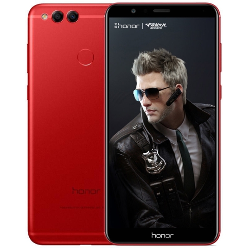 

Huawei Honor 7X BND-AL10, 4GB+64GB,China Version, Fingerprint Identification, 5.93 inch EMUI 5.1 (Android 7.0) Kirin 659 Octa Core up to 2.36GHz, Network: 4G, Dual SIM(Red) Support Google Play