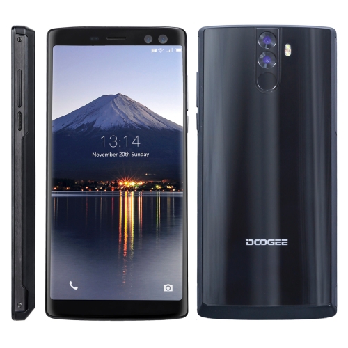 

[HK Stock] DOOGEE BL12000, 4GB+32GB, Dual Back Cameras + Dual Front Cameras, Fingerprint Identification, 12000mAh Battery, 6.0 inch Android 7.0 MTK6750T Octa Core up to 1.5GHz, Network: 4G, OTG, OTA, Dual SIM(Black)