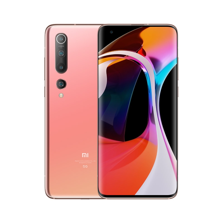 

Xiaomi Mi 10 5G, 100MP Camera, 12GB+256GB, Face Identification, Quad Back Cameras, 4780mAh Battery, 6.67 inch MIUI 11 Qualcomm Snapdragon 865 Octa Core up to 2.84GHz, Network: 5G, Wireless Charge, NFC(Gold)