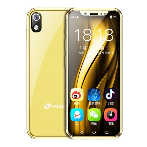 

K-TOUCH I9, 2GB+16GB, Support Google Play, Face ID Identification, 3.5 inch MTK6739 Quad Core 2.4Ghz, Network: 4G, Dual SIM(Gold)