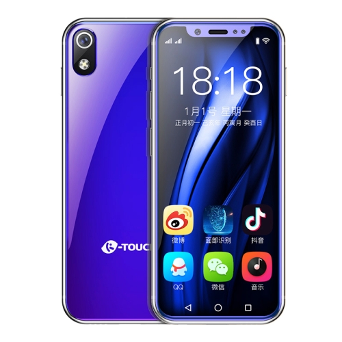 

K-TOUCH I9, 2GB+16GB, Face ID Identification, 3.5 inch MTK6739 Quad Core 2.4Ghz, Network: 4G, Dual SIM, Not Support Google Play (Blue)
